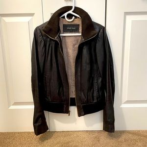 Black Rivet genuine leather jacket
